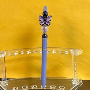 Purple Butterfly Decorative Pen